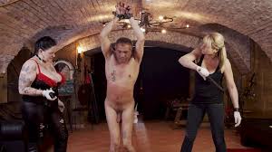 Old male slave ass spanked and whipped by pair of mature mistrresses - Hell  Moms