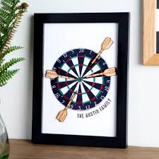 The choice of best dart board for game depends on the needs of the user. A5 Wooden Dart Board Framed Family Print