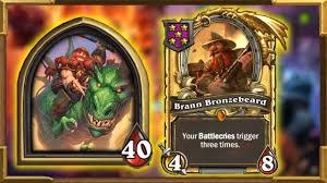 Enemy spells cost (5) more next turn. Brann Bronzebeard God Of Bg S Hearthstone