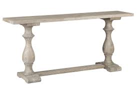 White Wash Pillar Console Table Console Table Sofa Tables Table