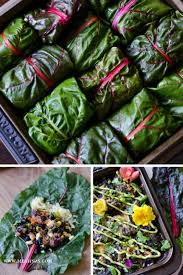 Swiss Chard Enchiladas With Avocado Cream Vegan Gluten Free Rainbow Chard Recipes Chard Recipes Chard Recipes Healthy