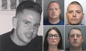 Three men and a woman jailed for life after father, 33, is battered to  death with a metal bar