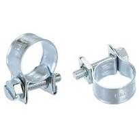 Uxcell 13-15mm Mini Fuel Injection Hose Clamp Zinc Plated ...
