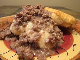 Old School Lunch Lady Hamburger Gravy The Kitchen Prescription Hamburger Gravy Cafeteria Food School Lunch Recipes