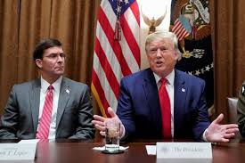 Renvoi Trump A Limoge Son Ministre De La Defense In 2020 Defense La Defense Sons