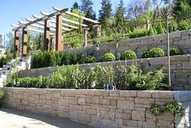 Steinmauer Als Blickfang Und Sichtschutz Im Garten 40 Ideen In 2020 Steinmauer Garten Garten Landschaftsbau Gartengestaltung