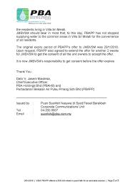 •perbadanan bekalan air pulau pinang sdn bhd (pbapp) with pba. Buletin Mutiara 25th January 2018 Press Statement By Facebook