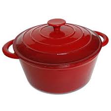 Simon Gault Cast Iron Casserole Red 4 8 Litre Briscoes Nz Enameled Cast Iron Cookware Cast Iron Conventional Oven