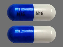N16 Pill Images Blue White Capsule Shape