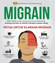 Apa saja penyebab kepala pusing? Migrain Menyerang Tanpa Mengira Usia