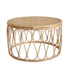 Une table basse, est un élément décoratif à part entière. 2 Tables Basses En Rotin Drawer Padma Drawer