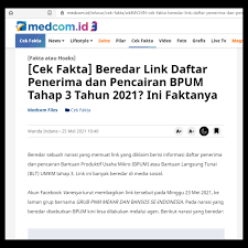 Kini, program dengan nama bantuan produktif usaha mikro (bpum) itu telah memasuki untuk mengecek, apakah anda termasuk penerima blt umkm tahap 3 ini cukup dengan mengklik eform.bri.co.id/bpum. Salah Link Pendaftaran Dan Data Penerima Bantuan Umkm Tahap 3 Dinas Kominfo