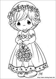 You can use our amazing online tool to color and edit the following printable wedding coloring pages. Wedding Flower Girl Coloring Pages Novocom Top