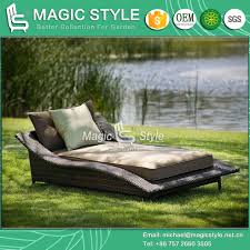 This outdoor daybed is made of durable wicker. China Rattan Wicker Sunlounger Wicker Daybed Double Daybed Outdoor Furniture Patio Furniture Chaise Lounge Garden Lounger Hotel Project Magic Style China Outdoor Furniture Wicker Sunlounger