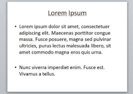 Lorem ipsum dolor sit amet. Lorem Ipsum In Powerpoint Presentations