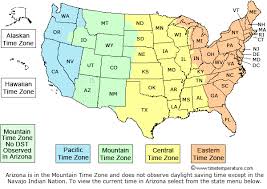 us time zones and current times