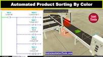 Automated Product Sorting By Color - PLC Program and Factory IO Scene
