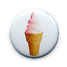 Dessin d'une belle glace kawaii | dessin facile. Badge Cornet Glace Fraise Ice Cream Gourmand Kawaii O25mm Badges Pins Un Grand Marche