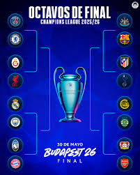DAMAS Y CABALLEROS. LA MESA YA ESTA SERVIDA. ESTOS SON LOS CRUCES DE LOS  OCTAVOS DE FINAL DE LA CHAMPIONS LEAGUE ⚽️🤯 Una vez más tendremos un Real  Madrid vs Manchester City.