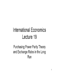 Purchasing power parity (ppp) is a measurement of prices in different countries that uses the prices of specific goods to compare the absolute purchasing power of the countries' currencies. Purchasing Power Parity Theory And Excha Purchasing Power Parity Exchange Rate