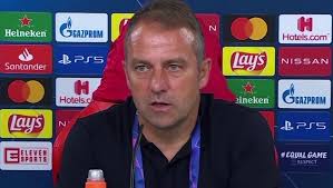 The team behind hansi flick! Football Champions League Hans Dieter Flick Press Conference After Barcelona 2 8 Bayern Video Dailymotion