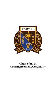 2021 Graduation Program by Carmel Catholic High School