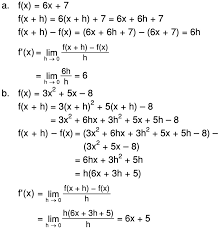 Maka f(x)' = 2x f(x)' adalah turunan dari f(x) semoga membantu :) Tentukan Turunan Fungsi Fungsi Berikut A F X 6x 7 Mas Dayat