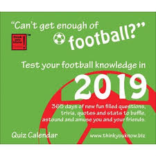 Buzzfeed staff, canada keep up with the latest daily buzz with the buzzfeed daily newsletter! Can T Get Enough Of Football Quiz Desk Calendar 2019 102311