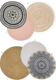 Tapis Rond Pas Cher Et Design Blog Deco Clem Around The Corner Tapis Rond Tapis Salle De Bain Tapis De Bain Rond