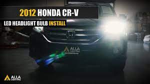Find great deals on ebay for 2012 honda crv headlights. How To Replace 2007 2014 Honda Cr V Halogen Bulb W Led Headlight Youtube