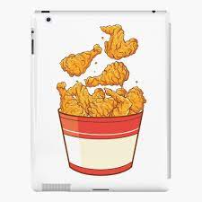Large Chicken Bucket Ipad Retina 3 2 Snap Case By Lazykoala In 2021 Chicken Bucket Fried Chicken Chicken Illustration