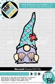 Download Mermaid Gnome Svg Summer Gnome Svg Cute Gnome Crab Gnome Etsy Gnome Svg Summer Gnome Svg