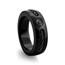 60 Unbelievable Ceramic Wedding Bands For Him Her Pouted Com Titanium Rings For Men Titanium Engagement Rings Black Titanium Ring Men