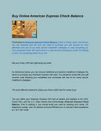 Step up your gift giving. Buy Online American Express Check Balance By Rory Raine Issuu