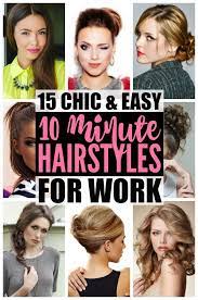 Hairstyles For Work 15 Easy Hairstyles For Hectic Mornings Easy Professional Hairstyles Work Hairstyles Hairstyle For Work