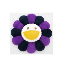 Three vibrant colorways in different sizes. Takashi Murakami Flower Cushion The Toy Chronicle