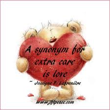 A Synonym For Extra Care Is Love Christmas Ornaments Novelty Christmas Love