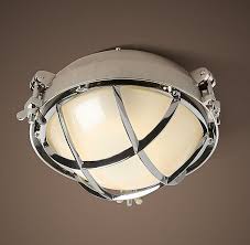 Circa 1900 Steamliner Flushmount Contemporary Ceiling Light Ceiling Lights Bedroom Light Fixtures