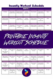 10 best printable insanity workout schedule printablee com