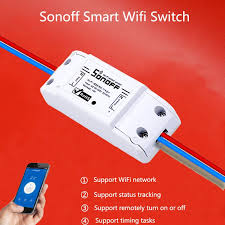 New Itead Sonoff Wi Fi Inteligente Interruptor Interruptor Inteligente Sem Fio Universal Diy Mqtt Coap Android Ios Controle Remoto P Smart Wifi Wifi Smart Home
