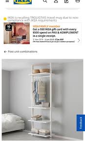 We did not find results for: Ikea Wardrobe Rack Furniture Shelves Drawers On Carousell