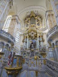 An ornate masterpiece from the outside, dresden's catholic cathedral has a humble interior that provides an ideal escape from the city's busy historic hub. Interior Of Frauenkirche Dresden Saxony Germany Europe Photographic Print Robert Harding Allposters Com