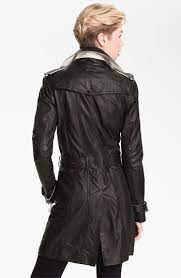 Bod Christensen Double Breasted Leather Trench Coat Nordstrom Leather Trench Coat Trench Coat Leather