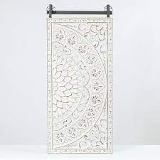 Winsome House Decorative Carved Floral Patterned Mdf Wood Wall Art Set Of 2 Wha530 The Home Depot Carved Wood Wall Art Mdf Wall Panels Floral Wall Decor