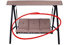 Replacement Cushions For The Mainstays Three Person Swing Ms1209202107 True To Original Color And Pattern More In Replacement Cushions Bed Swing Cushions
