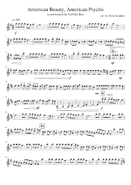 American beauty / american psycho von fall out boy als cd, mit tracklist und weiteren infos. American Beauty American Psycho Fall Out Boy Sheet Music For Piano Solo Musescore Com
