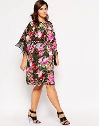 Plus Size Asos Curve Fringed Kimono Dress In Floral Plus Size Wedding Guest Dresses Wedding Guest Outfit Summer Wedding Guest Outfit