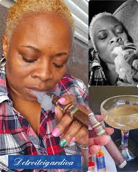 Enjoying a favorite cigar while running errands