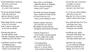 Check spelling or type a new query. Art Cashin Shares His Poem To Say Goodbye To 2020 And Welcome The New Year
