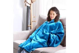 Check spelling or type a new query. Blanket Hoodie Blanket Ultra Plush Comfy Sweatshirt Huggle Fleece Warm Blue Matt Blatt